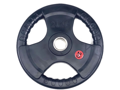 Rubber Coated Olympic Plate with Handles (Φ50) 20kg